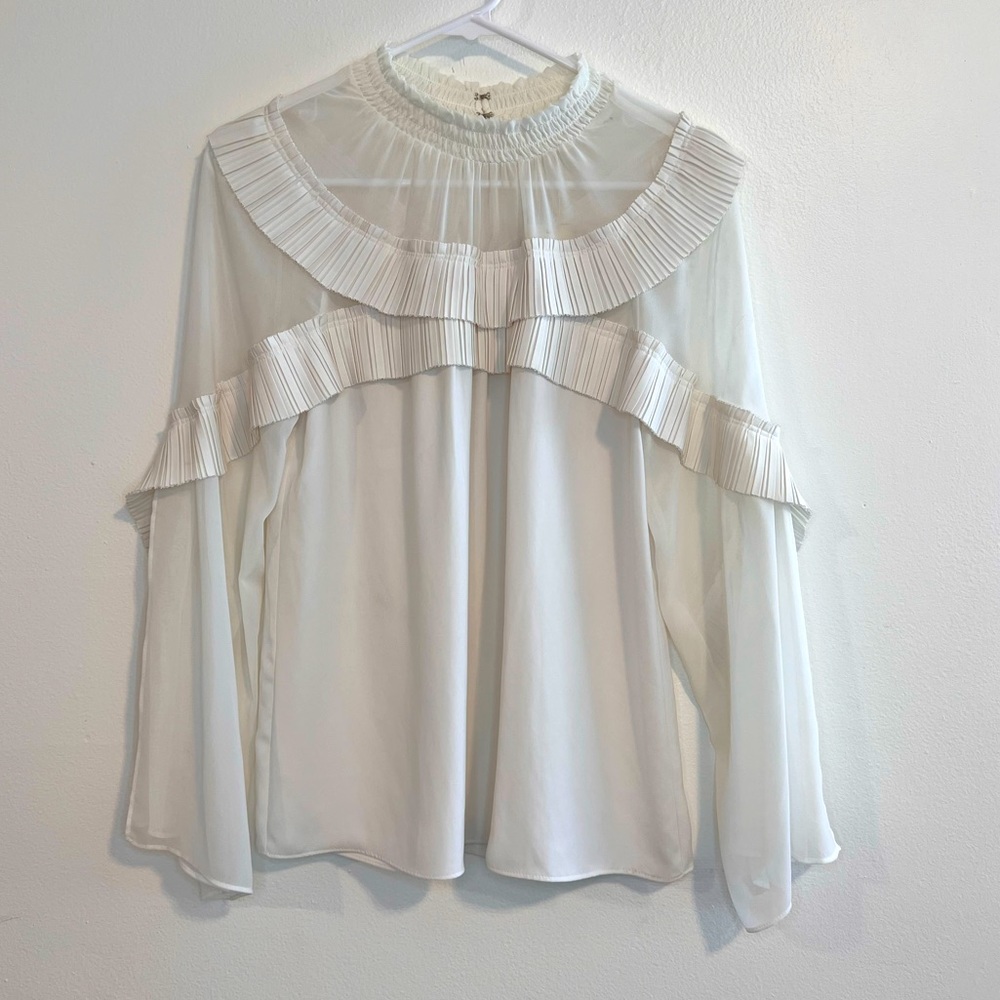 Ramy Brook Ivory Blouse size S